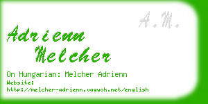 adrienn melcher business card